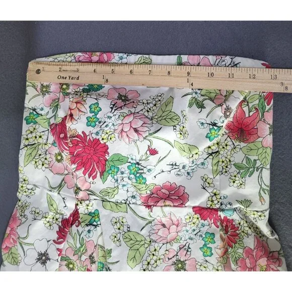 Old Navy Women's Sz 8 Strapless Floral A-Line Dress Garden Feminine Spring - Picture 3 of 11